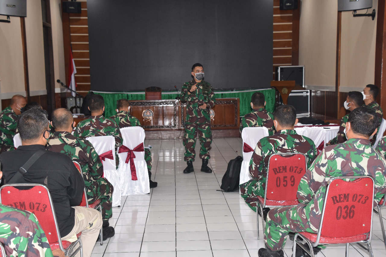 KEGIATAN BIMBINGAN ZONA INTEGRITAS KOREM 073/MAKUTARAMA